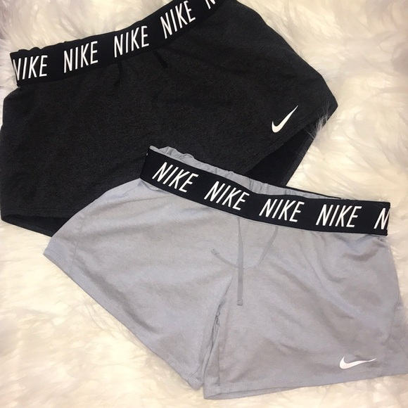 light grey nike shorts womens